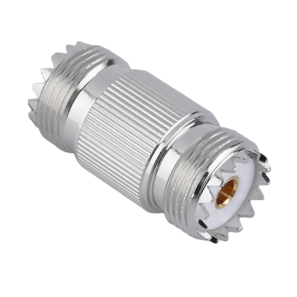 Новый прямой разъем адаптера UHF PL 259 SO 240 Female To Jack RF Лидер продаж|uhf connector|uhf female