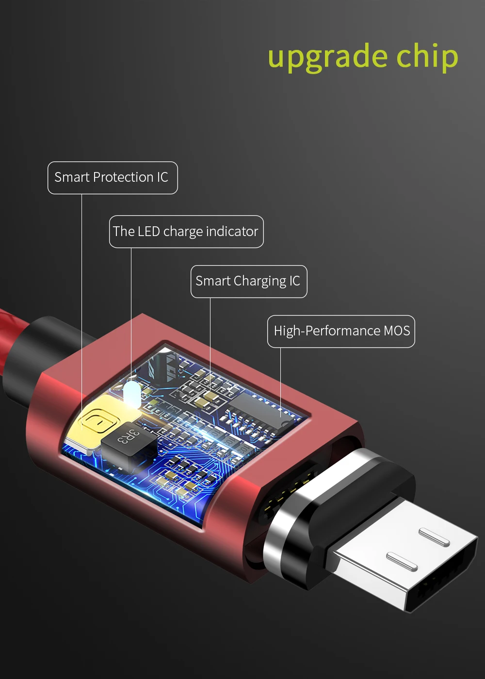 WSKEN Магнитный кабель Micro USB Магнитный кабель для зарядки iPhone Xs Max Xr type C USB C Быстрая зарядка данных для samsung S9 Note8 S8