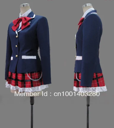 Бесплатная доставка Cyuunibyou Demo Koigashitai Takanashi Rokka женская униформа косплей костюм|cosplay