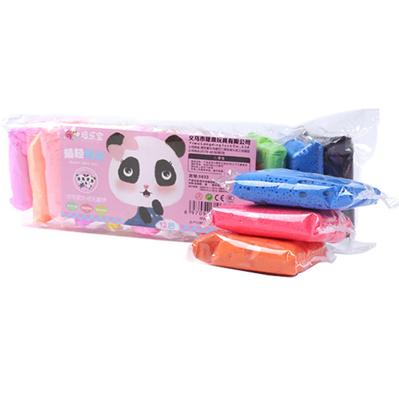 Slime Toys слизи сухой воздух Playdough светильник мягкое моделирование Fimo Полимерная глина прыгающий Пластилин «сделай сам» Обучающие игрушки для игр подарки