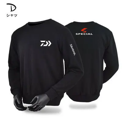 Новинка 2018 Мужская одежда для рыбалки футболки DAIWA с длинным рукавом из дышащего