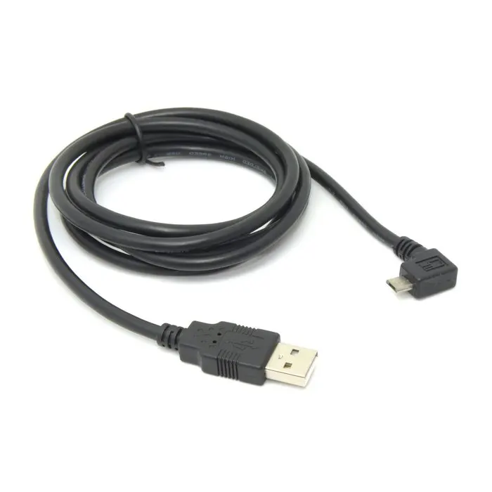 1 м 5 90 градусов левый Угловой Micro USB2.0 папа к Мужской кабель для зарядки данных Andriod