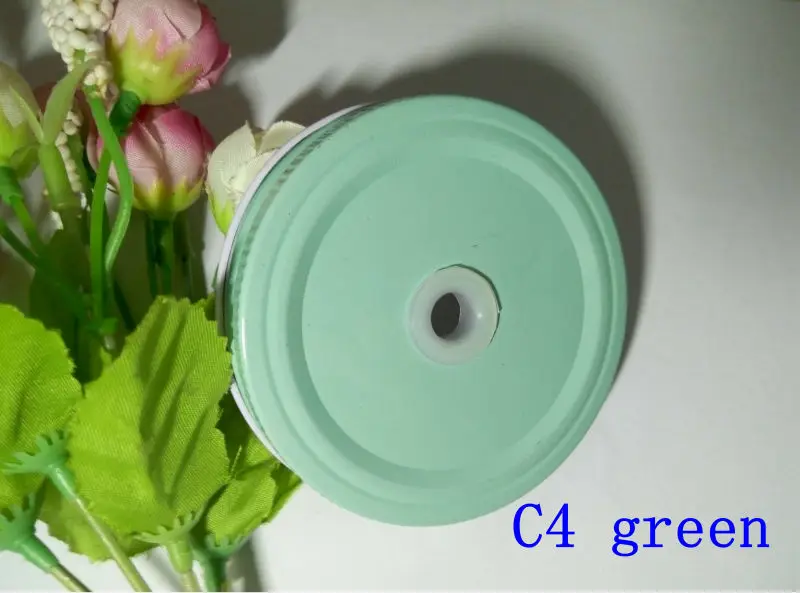 3 шт простые цветные питьевые стеклянные металлические крышки крышка отверстия