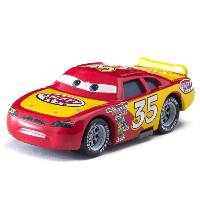 NO. 35 Disney машинок пиксара и с рисунками из мультфильма «Тачки 2 3 No.19 гоночный автомобиль Lightning McQueen Джексон Storm Крус Mater 1:55 Diecast металлического сплава Модель автомобиля игрушки подарки - Цвет: NO. 35