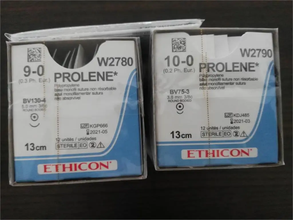 Для американского Джонсона Prolene полипропилен не рассасывающийся шов Tendon Line
