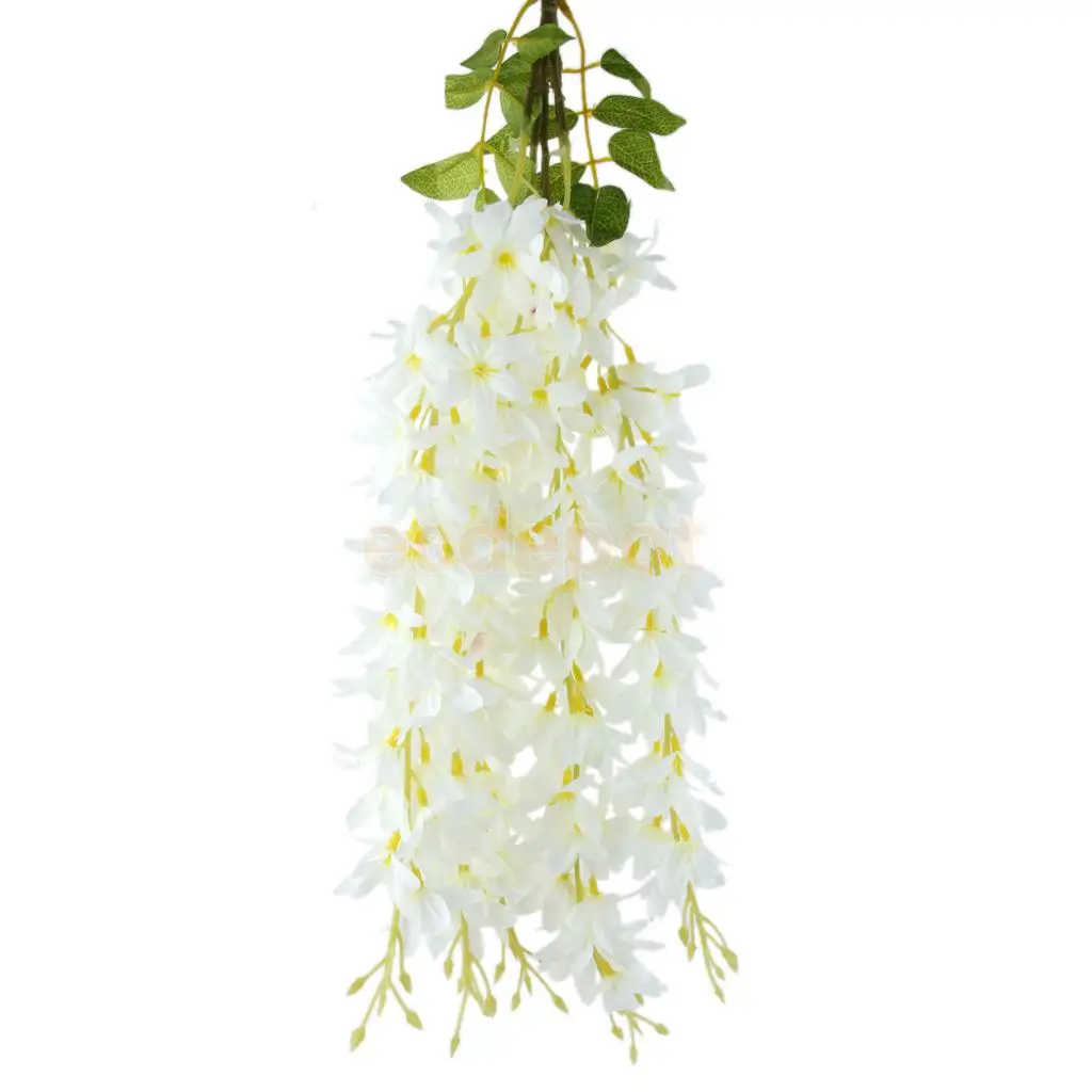 4 шт. Декоративная гирлянда из искусственных сиреневых цветов|flower garland