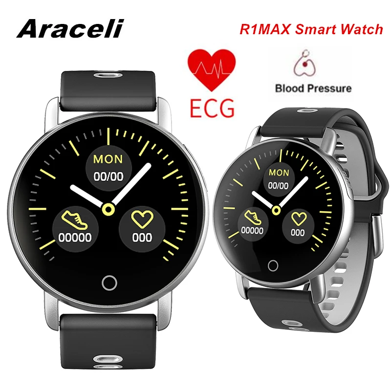 Умные часы R1 MAX ECG PPG водонепроницаемые спортивные режимы умные для мужчин