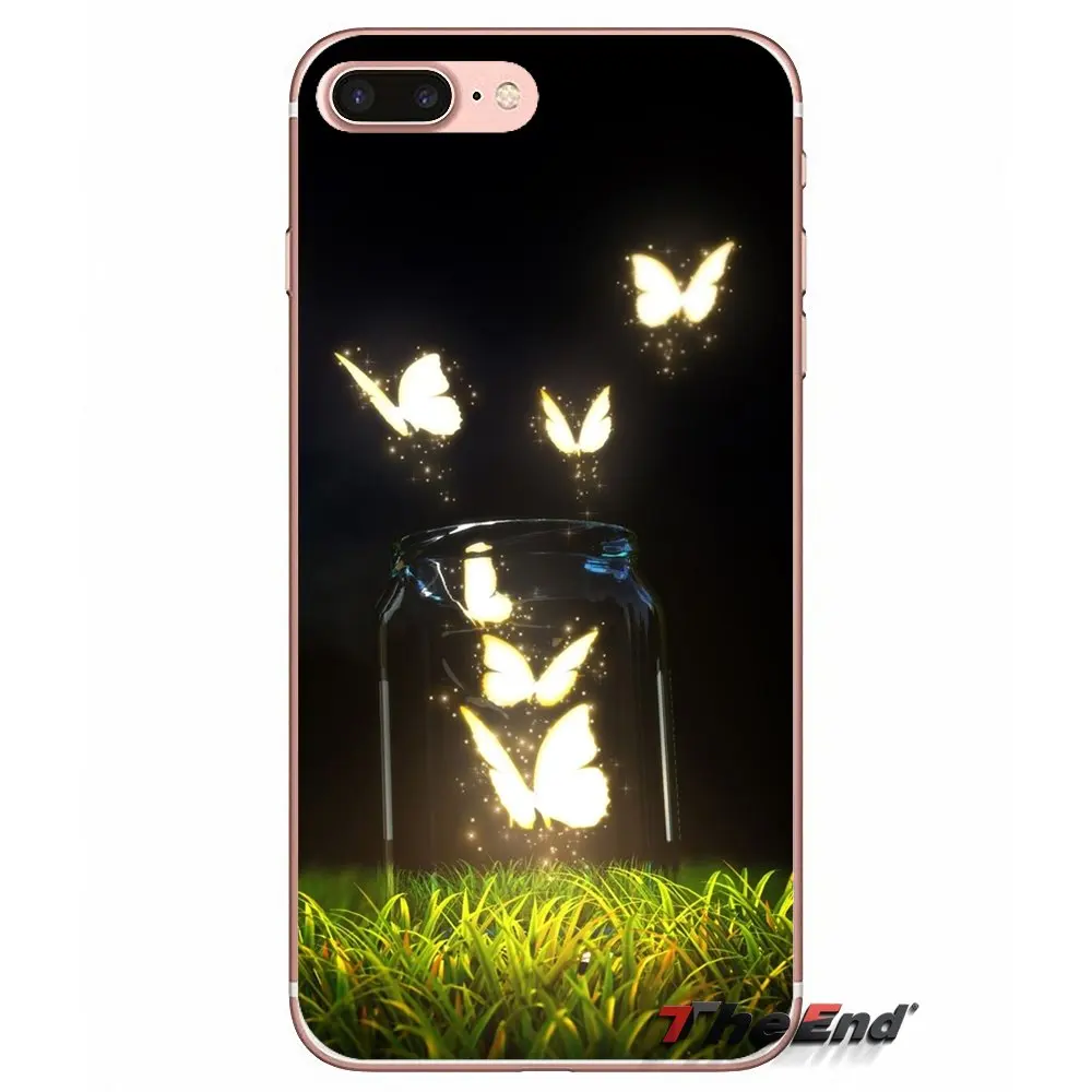 For Samsung Galaxy S2 S3 S4 S5 MINI S6 S7 edge S8 Plus Note 2 3 4 5 Grand Core Prime Amazing butterfly pattern ultra thin case | Мобильные