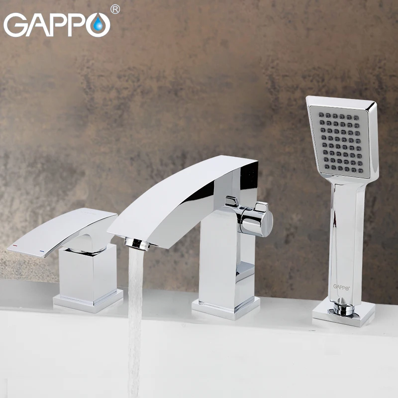

GAPPO bathtub faucet mixer bathroom waterfall bathtub faucet deck mounted mixer bath tap rainfall bathroom faucets