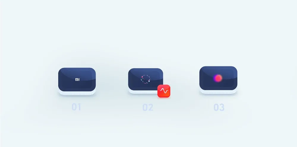 Xiaomi AI Face сенсорный экран Bluetooth 5,0 динамик цифровой дисплей Будильник WiFi умное соединение с видео дверной звонок