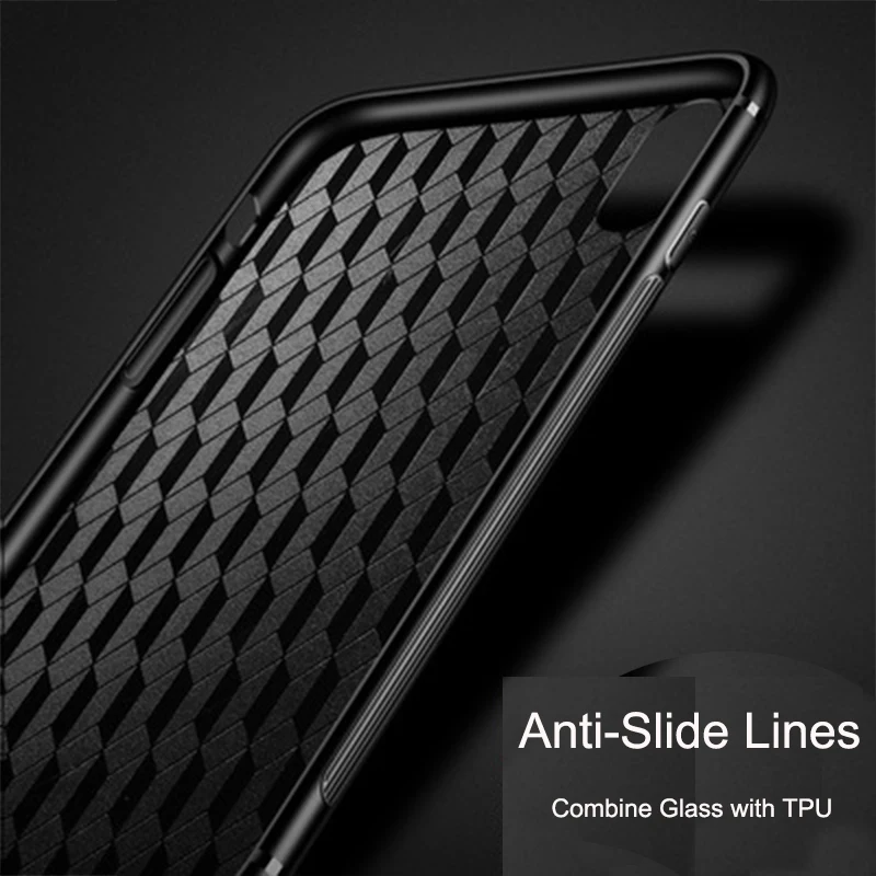 Sikai закаленное Стекло чехол для iPhone X Роскошный Гибридный задняя крышка