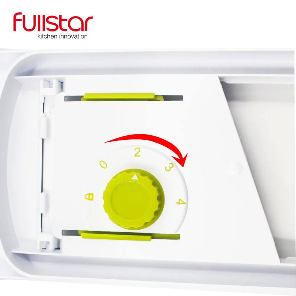 Fullstar 4 в 1 кухонные аксессуары, регулируемая мандолина, овощерезка, овощерезка