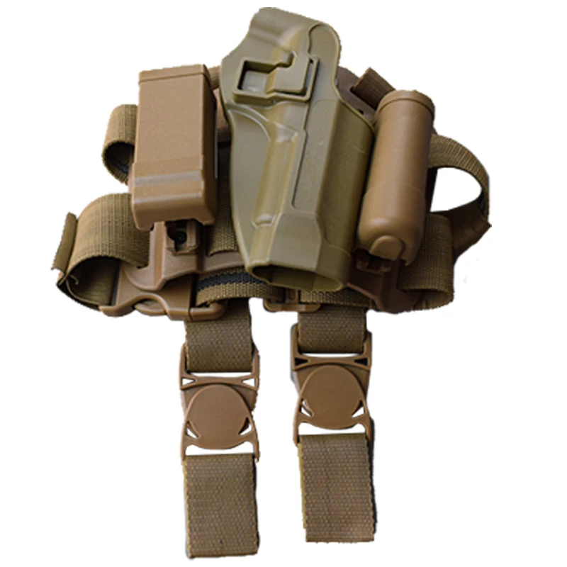 

Military Army Tactical Pistol Right Hand Leg Holster Fit For Beretta M9 92 96 Pistol Gun With Magazine Pouch