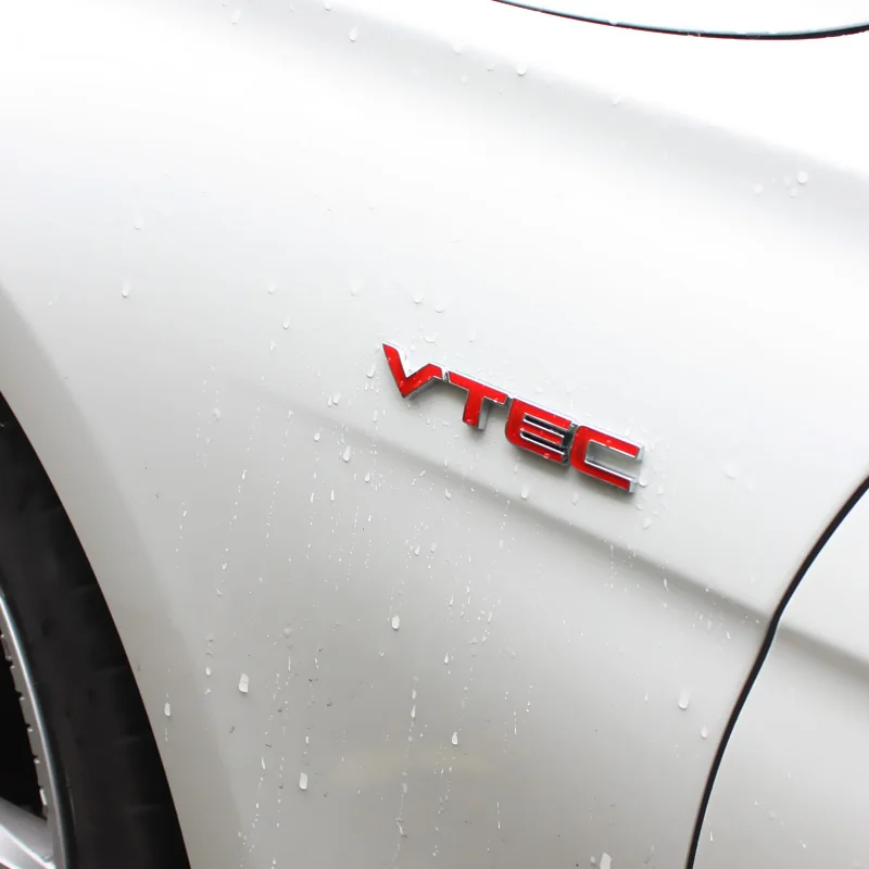 Noizzy i VTEC Ho 2 4 автомобильный стикер Авто красная эмблема хромированный значок 3D