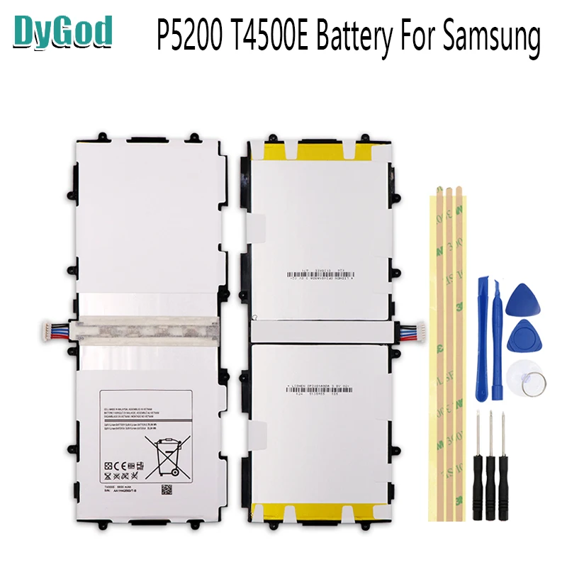 6800 мАч T4500E батарея для Samsung GALAXY Tab 3 10 1 P5210 P5200 P5220 GT Замена планшета с бесплатными
