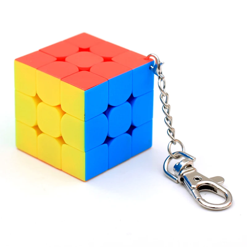 Набор для ключей Mini 3x3x3 Speed Magic Cube 5 шт. набор Moyu Mofang Jiaoshi MF3S 3x 3 Neo Cubo без наклеек с