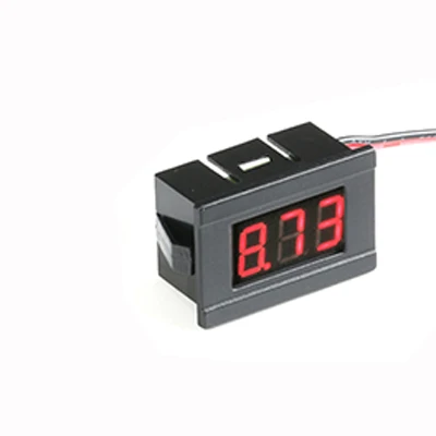 Red 0.36in DC 4,5 V постоянного тока до 30V 2 провода Мини цифровой вольтметр светодиодный Дисплей Напряжение измерительный прибор для тестирования автомобиля мотоцикла и Батарея to Cart - Цвет: Red