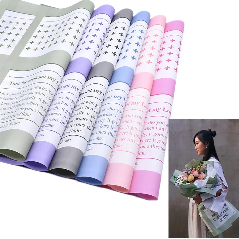 20 листов/упаковка Рулон упаковочной бумаги винтажная газета цветок любовь искусство крафт для Рождественской вечеринки творческий материал.