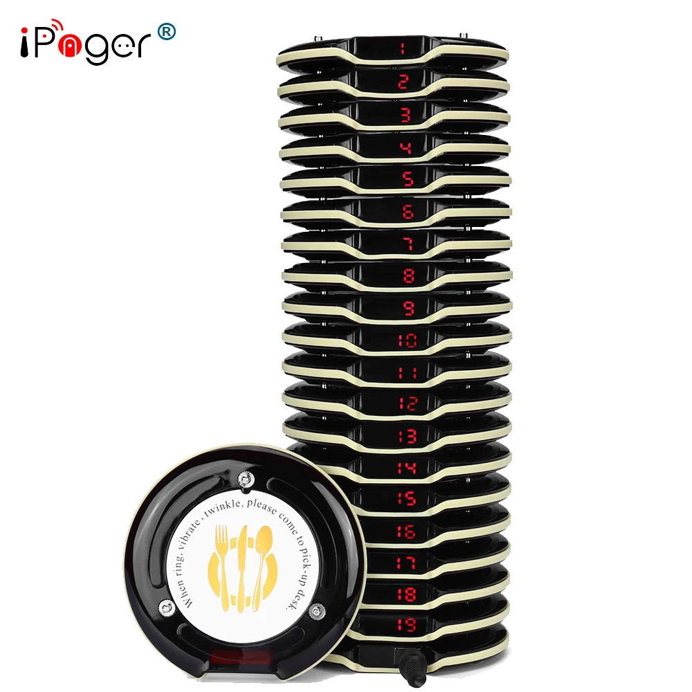 1 передатчик 10 пейджеров беспроводной пейджер для ресторана кафе фаст фуда|coaster