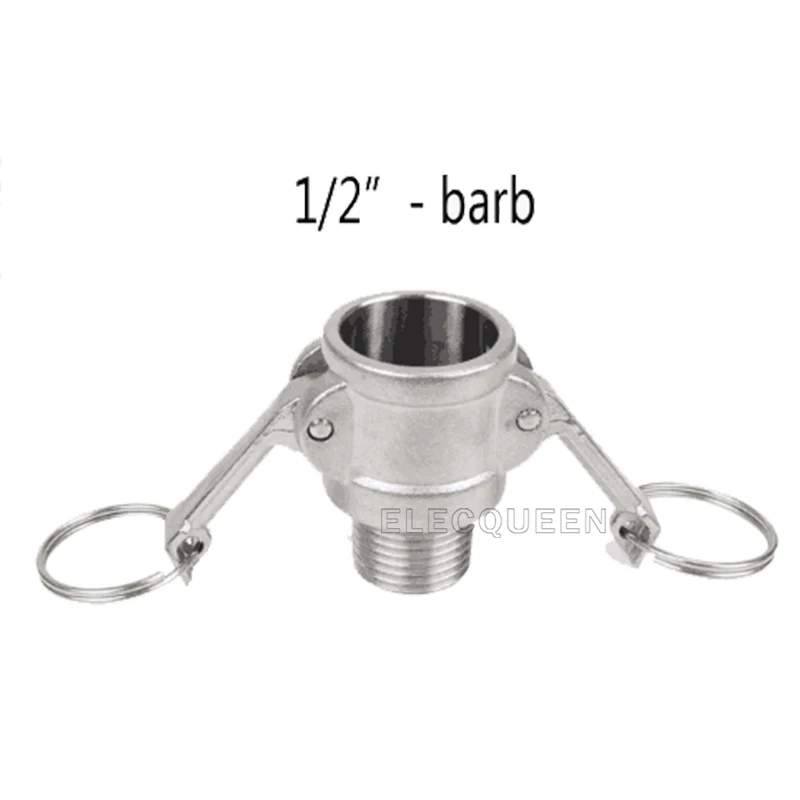 Camlock QD-1/2 тип A, E, F& пиво, быстрое отсоединение, установка для домашнего пивоварения, 1/" Barb