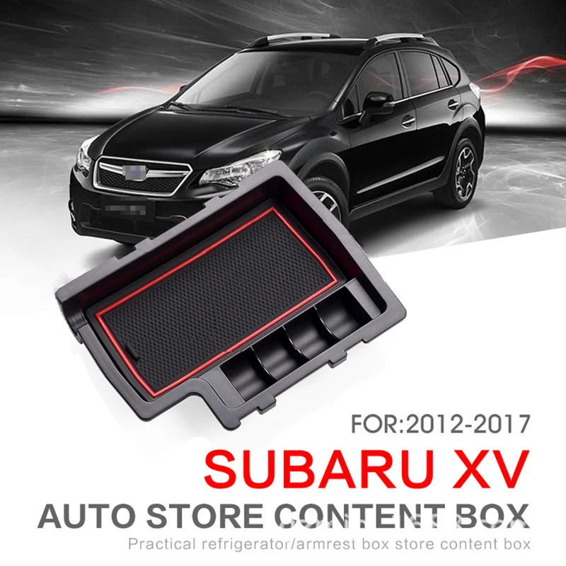 Подходит для Subaru XV 2012 2017 автомобильный подлокотник хранения коробка центральной