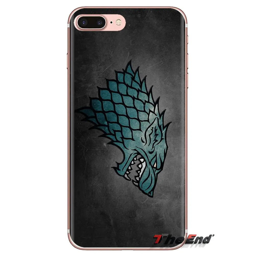 Прозрачные чехлы из ТПУ для Xiao mi 4 5 5s 6 A1 A2 5X6X8 9 Lite SE Pro Max Mix 2 3 S House Stark символ волка
