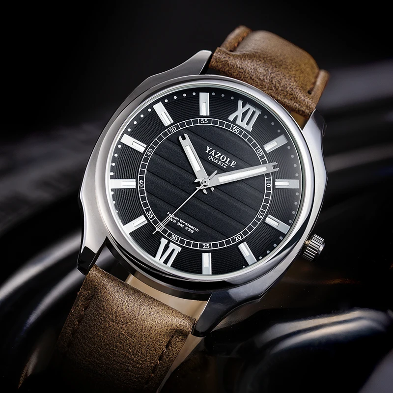 Часы reloj 2020 Yazole мужские наручные Модные деловые дизайнерские подарки для
