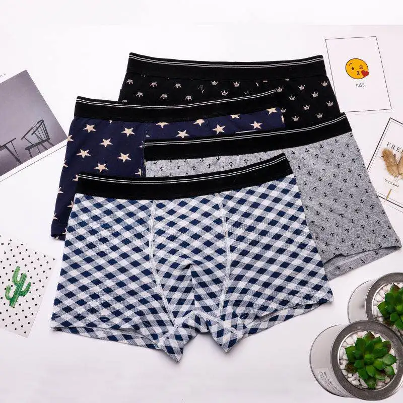 Мужские дышащие шорты мягкие прозрачные хлопковые 2019|Мужские трусы боксеры| |