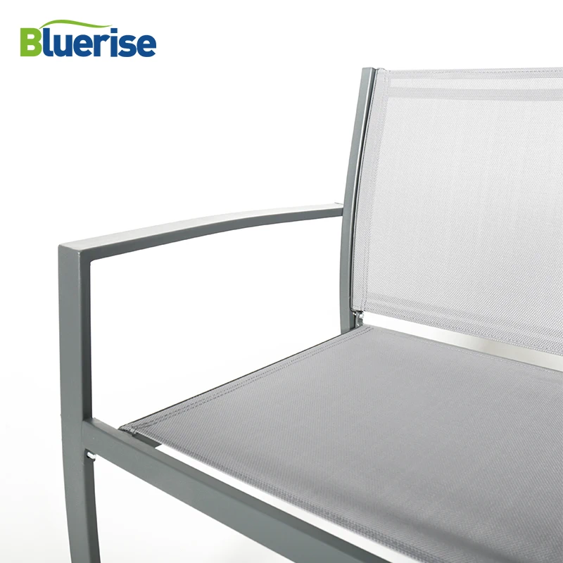 BLUERISE 4 шт наружный набор мебели для патио текстилен ткань Всепогодная
