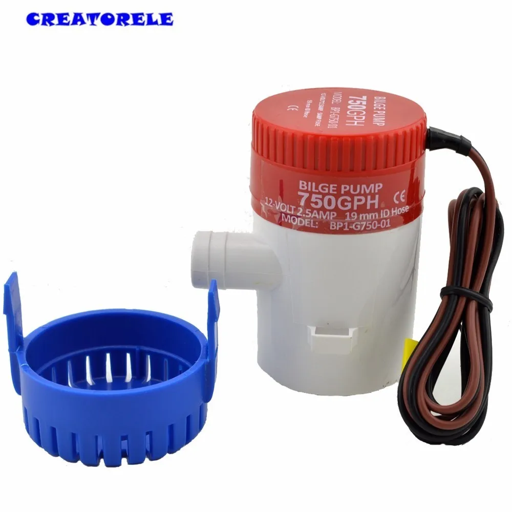 Погружной насос smaII DC 24 в 750 Гал/ч|bilge pump|fountain gardenpool cleaning |