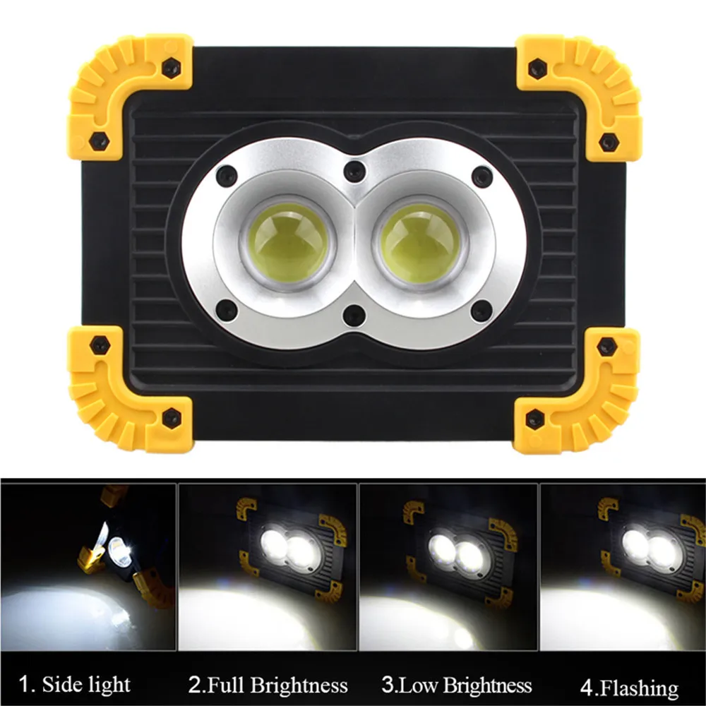 

20W COB Led Work light Multi function Portable Waterproof USB or Battery operated Outdoor Camping Hiking Working Light