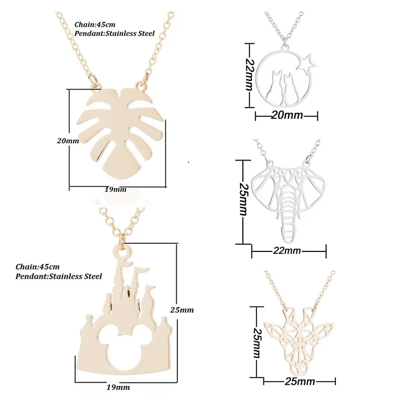 Ожерелье из нержавеющей стали серебристая цепочка минималистичный чокер