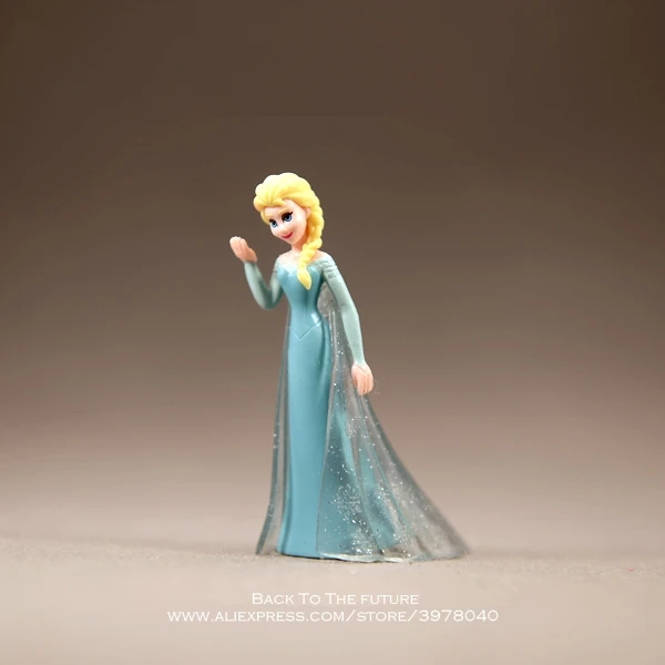Disney Frozen Эльза Принцесса 7 см мини кукла фигурка осанка аниме украшение коллекция