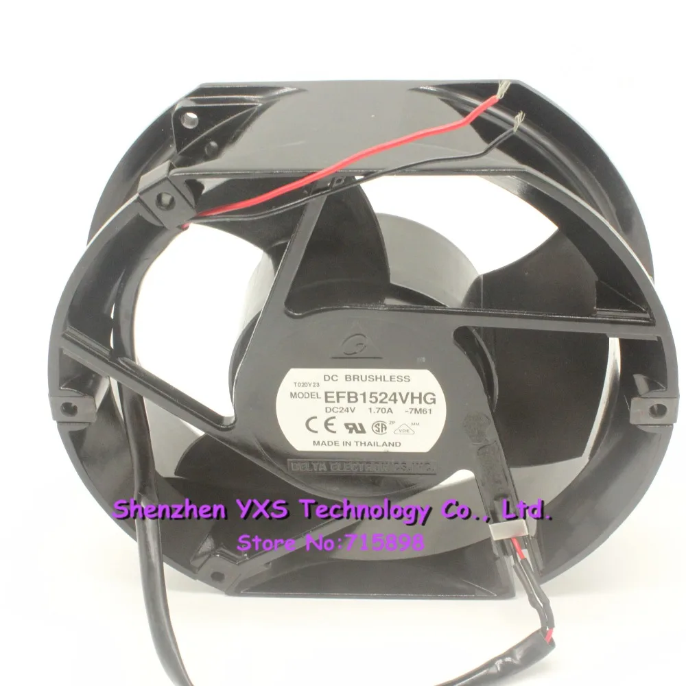 EFB1524VHG 17251 172*150*51MM 17cm DC24 24.48W 4000RPM Cooling Fan 1.70A 4 Wire Blower | Электроника