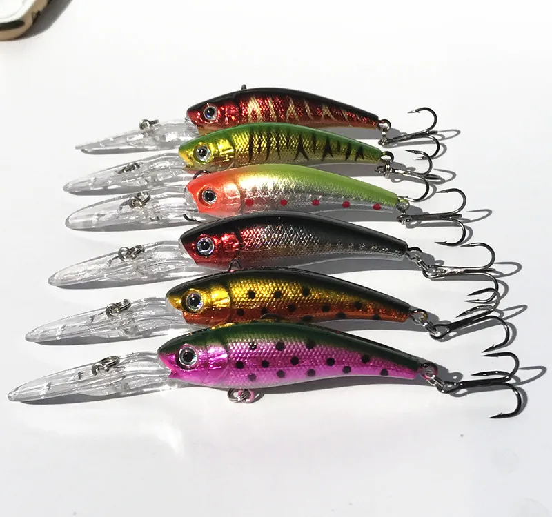 Sealurer 1 шт 6 см/9 5 gfishingcharm Набор Новый длинный язык мочи искусственный воблер pescage