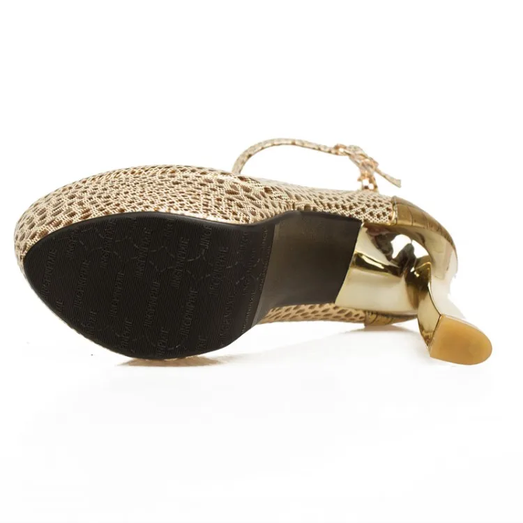 Модные Туфли лодочки на платформе пикантная обувь высоком каблуке с круглым