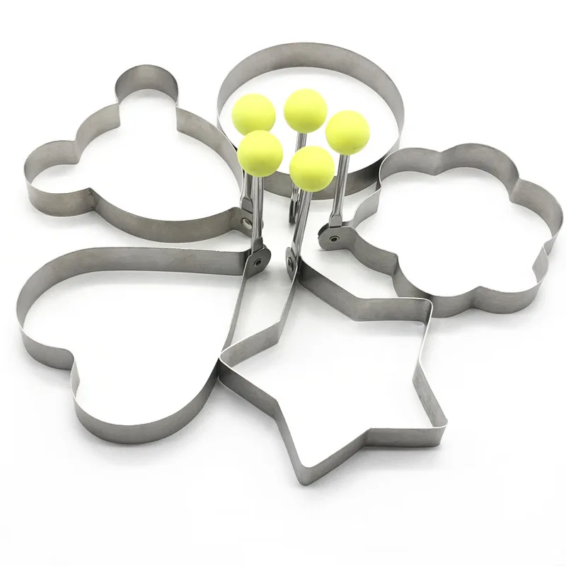 1 шт. жареный яичный блин из нержавеющей стали Форма в форме яйца r кольца кухонные