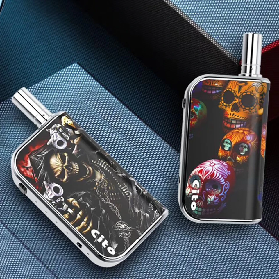 Оригинальный Henrui CITO PRO испаритель 2 в 1 комплект 400 мАч Батарея Vape мод для кварц