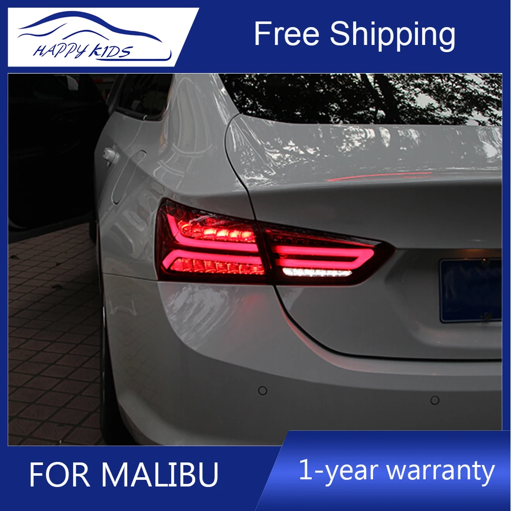 Автомобильный Стайлинг стоп сигнал для Chevrolet Malibu XL 2016 2018 задний фонарь DRL + Парк