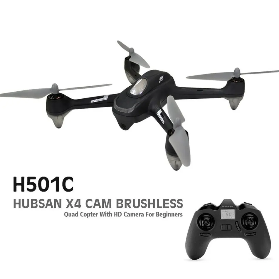 Hubsan X4 Drone Дрон бесщеточный GPS RC Quadcopter с 1080 P HD Камера headless режим дроны одним из