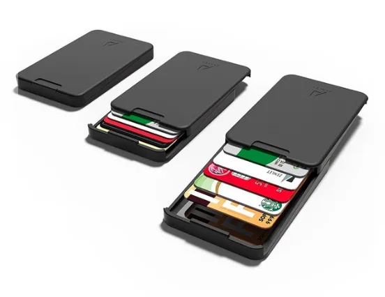Новые поступления гениальный Кошелек черный с RFID блокирующая карта