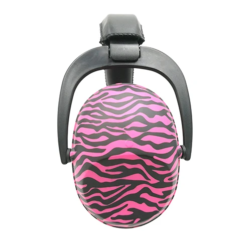 Zebra ZOHAN пассивные наушники nr26db защитные беруши для шумов тактические наушники для охоты анти-шум защита ушей для детей - Цвет: Zebra