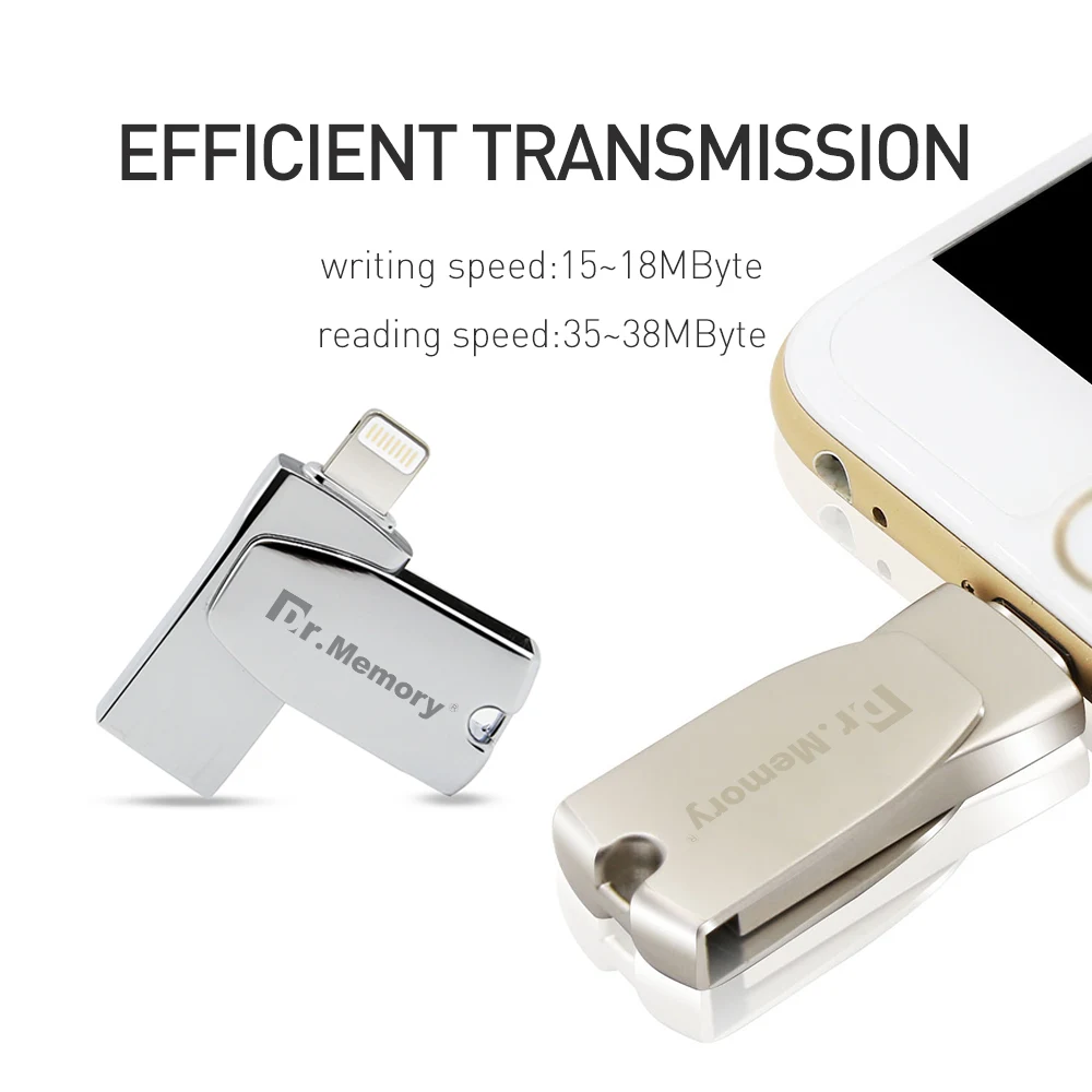 2in1 OTG USB флеш-накопитель металлический для Iphone 6s 7 Plus таблетки мини usb-накопитель