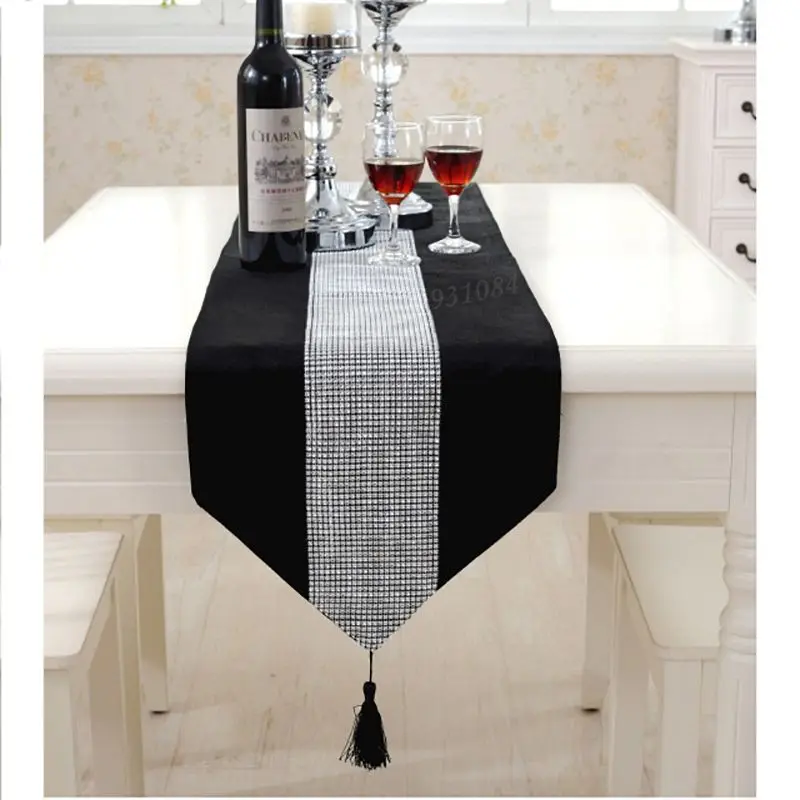 Настольная дорожка 32x210 см в европейском стиле роскошная фланелевая настольная с