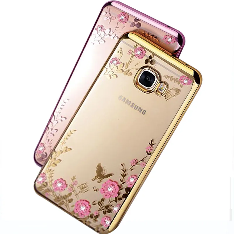 YueTuo Оригинальный чехол из ТПУ розового золота для Samsung Galaxy A7 2017 A720 силиконовый