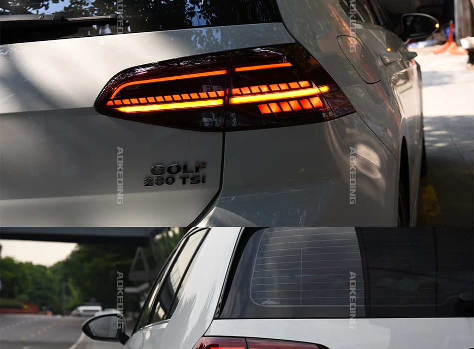 AKD автомобильный Стайлинг задний фонарь для VW Golf 7 задний светильник s обновление для Golf 7,5 светодиодный задний светильник динамический сигнал DRL задний фонарь Аксессуары
