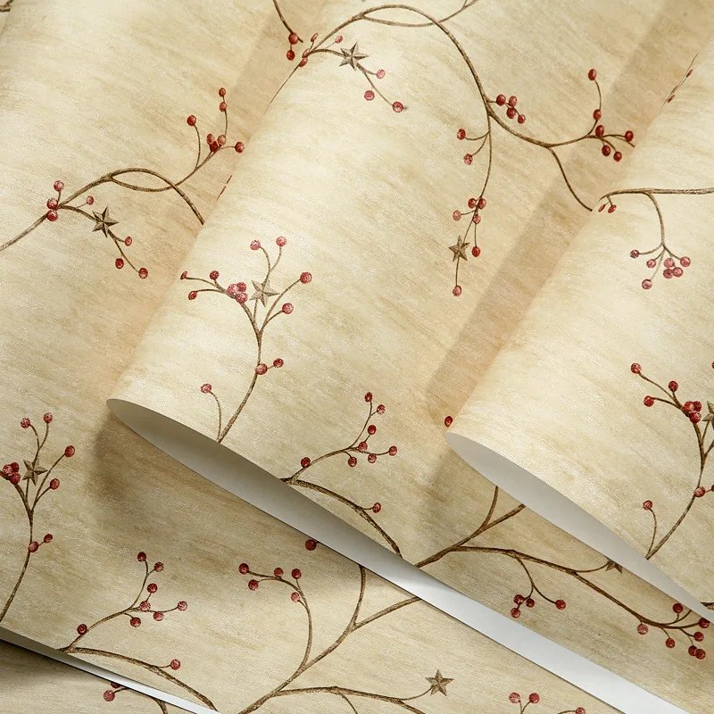 

Beibehang Modern high quality wallpaper rolls Retro Branches tree Wallpaper TV Background Wallpaper Kids Room papel de parede