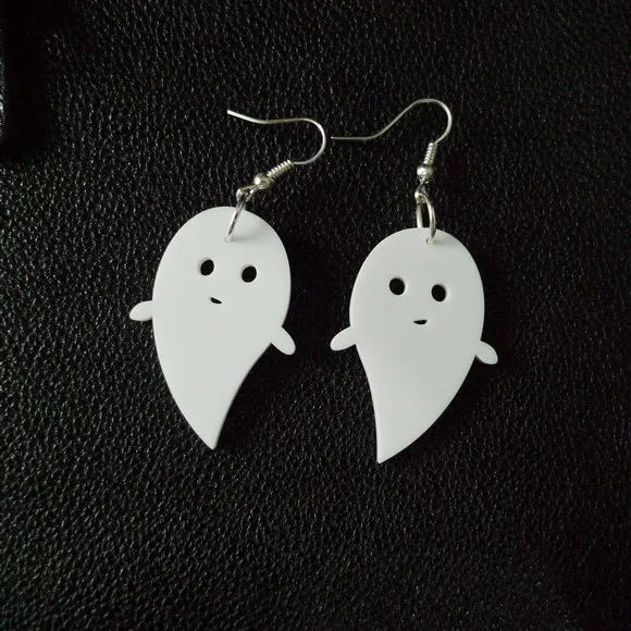 

High Quality Cute Face Water Drop Acrylic Earrings For Women New Arrival Gift Party Stage Accessories