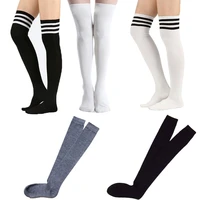 womens thigh high socks over the knee high leg wamers girls winter warm crochet socks
