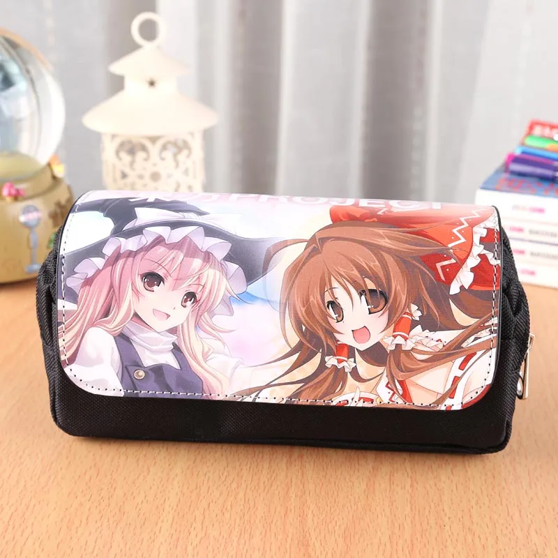 Аниме Lovelive пенал Карманный Монстр Студенческая сумка для канцелярских принадлежностей TouHou проект молния макияж портативный пенал
